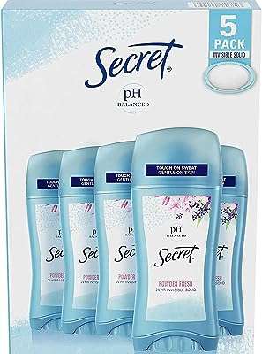 Déodorant solide invisible secret poudre fraîche (21 oz paquet de 5). Faites des économies avec DIAYTAR COTE D'IVOIRE, votre boutique en ligne discount préférée. Parcourez notre sélection complète d'articles allant des équipements électroménagers aux produits informatiques en passant par la mode et les gadgets. Profitez de nos promotions régulières et découvrez des prix incroyables sans jamais sacrifier la qualité.
