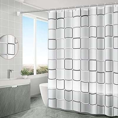 Rideau de douche transparent sky touch motif imprimé carré respectueux de l'environnement imperméable résistant à la moisissure. Faites des économies en un clic avec DIAYTAR COTE D'IVOIRE  - votre guichet unique pour tous vos besoins en produits discount. Explorez notre sélection diversifiée, allant de l'informatique à l'électroménager, et obtenez les articles dont vous avez besoin sans vous ruiner.