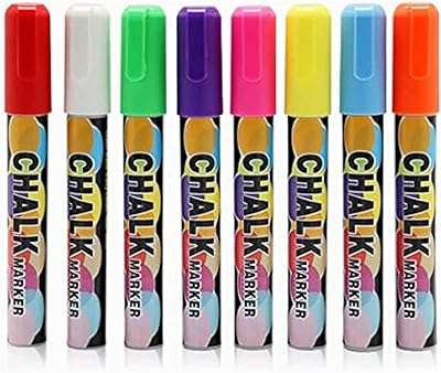 Lot de 8 marqueurs à craie liquide effaçables de couleur avec pointes. Découvrez DIAYTAR COTE D'IVOIRE, votre source incontournable de bons plans discount en ligne. Trouvez tout ce dont vous avez besoin, des produits de maison essentiels aux gadgets high-tech, le tout à des prix imbattables. Faites des économies tout en vous offrant de la qualité grâce à notre sélection variée et attrayante.