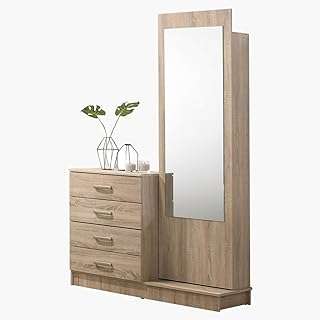 Home box cooper commode haute à 4 tiroirs avec miroir et rangement. DIAYTAR COTE D'IVOIRE  est là pour rendre votre budget heureux et votre shopping facile. Parcourez notre gamme complète de produits discount de qualité supérieure allant de la maison à l'électroménager, de l'informatique à la mode, et trouvez des articles pour chaque aspect de votre vie à des prix imbattables!