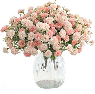 Tby rose 2 pièces mini fleurs d'œillets artificiels avec tiges en soie pour la décoration. Bienvenue chez DIAYTAR COTE D'IVOIRE, le paradis des bonnes affaires en ligne ! Découvrez une large gamme de produits discount pour équiper votre maison, trouver l'électroménager de vos rêves, vous divertir avec des gadgets innovants, et compléter votre garde-robe avec des vêtements à la pointe de la mode, le tout à des prix défiant toute concurrence.