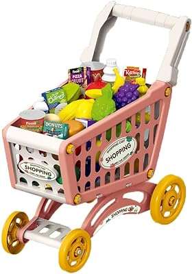 Toyland ensemble de jouets de caddie multicolore de 56 pièces pour enfants. DIAYTAR COTE D'IVOIRE  est la boutique en ligne idéale pour les chasseurs de bonnes affaires. Explorez notre vaste choix de produits à prix discount, parmi lesquels l'électroménager, l'informatique, la mode et les gadgets, et économisez tout en vous faisant plaisir !