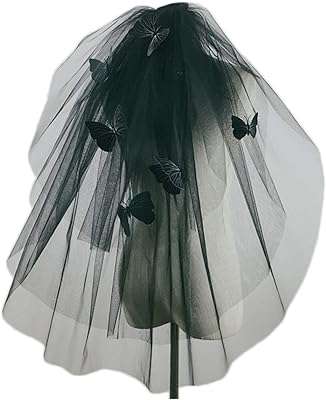 Voile de dentelle noire pour la fête de mariage mariée costumée d'halloween. DIAYTAR COTE D'IVOIRE  - Votre destination en ligne pour des achats malins. Avec notre sélection de produits discount, allant de la maison à l'électronique, de la mode à l'informatique, vous pouvez économiser tout en comblant vos besoins. Ne manquez pas nos offres spéciales et réalisez des économies considérables dès aujourd'hui!