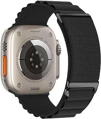 Bracelet en nylon amélioré dado compatible avec apple watch series 8. DIAYTAR COTE D'IVOIRE  - la destination ultime pour des achats en ligne pratiques et économiques. Découvrez notre large éventail de produits discount, allant des appareils ménagers aux technologies de pointe, en passant par la mode tendance, et profitez de nos offres imbattables pour réaliser des économies substantielles.