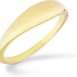 Bague en argent sterling 925 ou en or jaune 18 carats pour femmes adolescentes et filles. DIAYTAR COTE D'IVOIRE  - votre partenaire discount pour une vie plus abordable. Nous vous présentons une vaste sélection de produits de qualité à des prix imbattables, allant de l'électroménager performant aux articles de mode élégants. Achetez malin avec nous et réalisez d'importantes économies.
