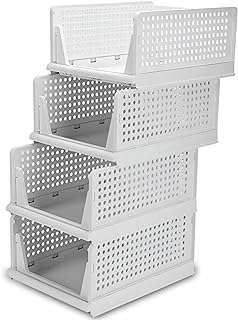 Panier de rangement en plastique empilable okoz paquet de 4 organisateurs de placard. DIAYTAR COTE D'IVOIRE, la boutique en ligne qui rend l'achat discount facile et accessible à tous ! Parcourez notre catalogue varié qui regorge de produits discount pour la maison, l'électroménager, l'informatique ou encore la mode. Avec nous, vous profiterez de tarifs avantageux sans compromis sur la qualité, le tout, depuis le confort de votre foyer.