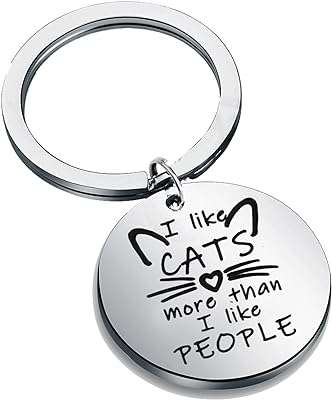 J'aime les chats plus que les gens porte clés drôle pour les amoureux. Trouvez les meilleurs bons plans chez DIAYTAR COTE D'IVOIRE, le go-to store en ligne pour tous vos besoins discount. Explorez notre large gamme de produits, des vêtements à la mode aux gadgets high-tech, et profitez de prix imbattables sans sacrifier la qualité !
