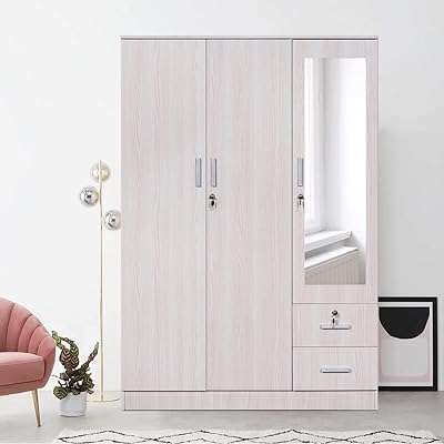 Armoire bella avec 3 portes et 2 tiroirs de home box. Parcourez DIAYTAR COTE D'IVOIRE, votre plateforme en ligne incontournable pour l'achat de produits discount. Que vous recherchiez des articles pour votre maison, des outils électroniques ou des accessoires de mode, nous avons tout ce qu'il vous faut à des prix incroyables, sans compromettre la qualité.