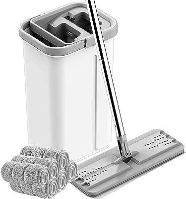 Ensemble serpillière et seau toworld avec essoreuse serpillère plats 6 tampons en microfibre. DIAYTAR COTE D'IVOIRE  - Votre destination en ligne pour des achats malins. Explorez notre catalogue diversifié de produits discount, des indispensables du quotidien aux dernières tendances. Faites des économies tout en vous garantissant la satisfaction grâce à nos offres attractives et notre engagement envers un rapport qualité-prix exceptionnel.