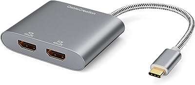 Adaptateur usb c vers hdmi dual 4k création de câble type. Parcourez notre magasin en ligne DIAYTAR COTE D'IVOIRE  et profitez de nos offres incroyables sur une large gamme de produits. Trouvez tout ce dont vous avez besoin, de l'électroménager à l'informatique, et restez à la mode sans vous ruiner grâce à nos articles à prix réduits.