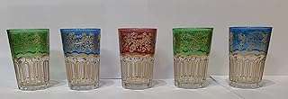 Un ensemble de 6 tasses à thé marocaines en verre original décorées par des artisans. Trouvez les meilleures affaires en ligne chez DIAYTAR COTE D'IVOIRE  - une boutique généraliste offrant une variété de produits discount allant de l'électroménager aux articles high-tech, sans oublier les vêtements et les accessoires tendances. Découvrez un choix incroyable de produits de qualité à des prix imbattables !