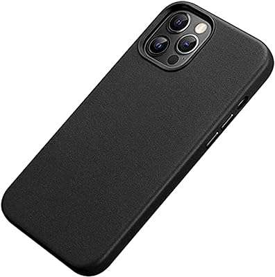 Coque magnétique pour iphone 12 12 pro [aimant intégré] [anti-rayures] protection