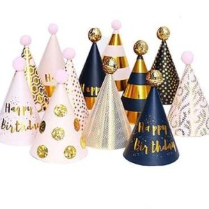 Chapeaux de fête d'anniversaire amusants chapeaux en papier artisanaux fournitures de fête. DIAYTAR COTE D'IVOIRE  vous offre un large éventail de produits discount adaptés à tous les budgets. Faites des bonnes affaires sur une sélection d'articles pour la maison, l'électroménager, l'informatique, la mode et les gadgets. Profitez de nos prix cassés et découvrez une nouvelle façon de faire des économies sans sacrifier la qualité !