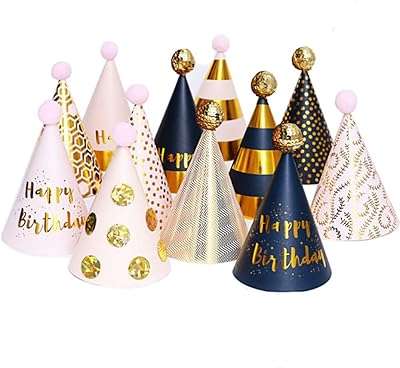 Chapeaux de fête d'anniversaire amusants chapeaux en papier artisanaux fournitures de fête. DIAYTAR COTE D'IVOIRE  vous offre un large éventail de produits discount adaptés à tous les budgets. Faites des bonnes affaires sur une sélection d'articles pour la maison, l'électroménager, l'informatique, la mode et les gadgets. Profitez de nos prix cassés et découvrez une nouvelle façon de faire des économies sans sacrifier la qualité !