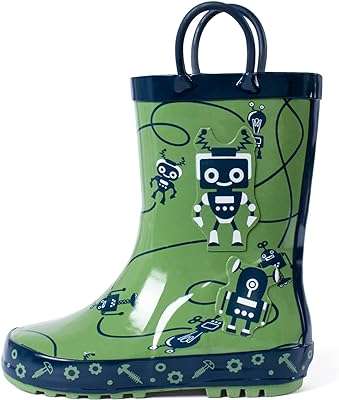 Bottes de pluie pour tout petits en caoutchouc imperméables pour enfants avec poignées. DIAYTAR COTE D'IVOIRE  : la destination incontournable pour des achats discount en ligne. Découvrez notre gamme complète de produits discount allant des indispensables de la maison aux dernières tendances en matière de gadgets et d'informatique. Faites des économies tout en obtenant des articles de qualité en un seul clic !