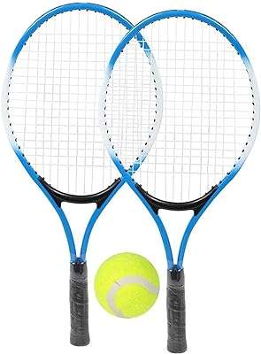 Raquette de tennis avec poignée (2 pièces bleu blanc rouge). DIAYTAR COTE D'IVOIRE, votre partenaire shopping pour des bonnes affaires au quotidien. Profitez de notre large sélection de produits de qualité à prix réduits, allant des appareils électroménagers indispensables aux dernières tendances de la mode, en passant par les gadgets high-tech et les accessoires informatiques incontournables.
