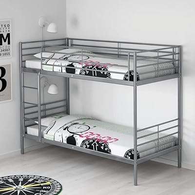 Lit superposé à manivelle en métal robuste couleur argent garde corps robustes pour maison. Faites des économies sur tous vos achats en ligne avec DIAYTAR COTE D'IVOIRE, la référence en termes de boutique en ligne discount. Parcourez notre large gamme de produits allant de la maison à l'électroménager, de l'informatique à la mode et des gadgets, et trouvez tout ce dont vous avez besoin à des prix incroyables. Profitez de nos offres exclusives et commandez dès maintenant pour une livraison rapide à votre porte.