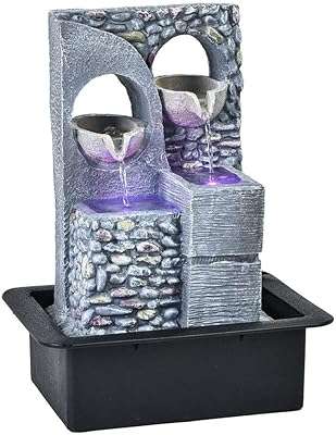 Fontaine géomagnétique danube home de stalaka avec 2 lumières colorées dessus. Vous cherchez des produits de qualité à petit prix ? Ne cherchez plus ! DIAYTAR COTE D'IVOIRE  est votre destination en ligne pour tous vos besoins discount. Explorez notre sélection variée, allant de la maison à l'électroménager, de l'informatique à la mode et aux gadgets, et découvrez des offres exceptionnelles qui correspondent à votre budget. Faites des économies sans compromettre la qualité avec DIAYTAR COTE D'IVOIRE .