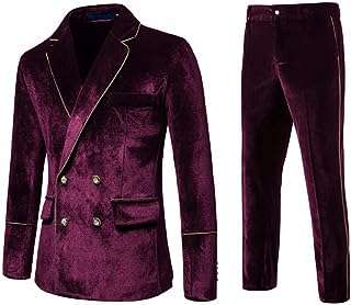 Smoking deux pièces en velours pour hommes classique couleur unie coupe. DIAYTAR COTE D'IVOIRE - L'adresse incontournable des chasseurs de bonnes affaires en ligne. Découvrez notre large gamme de produits à prix discount, allant des gadgets innovants aux appareils électroménagers dernier cri. Faites des économies sans sacrifier vos envies !