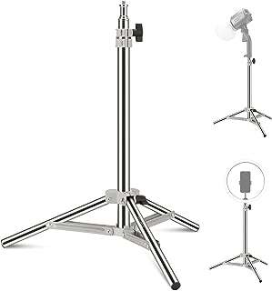 Nouveau support d'éclairage de photographie de 32" 80 cm trépied réglable en acier inoxydable avec vis. DIAYTAR COTE D'IVOIRE  est la solution idéale pour les amateurs de bonnes affaires. Notre boutique en ligne propose une gamme complète de produits discount, allant des articles pour la maison à l'informatique, en passant par l'électroménager et la mode. Faites des économies sur vos achats tout en bénéficiant de produits de qualité chez DIAYTAR COTE D'IVOIRE .