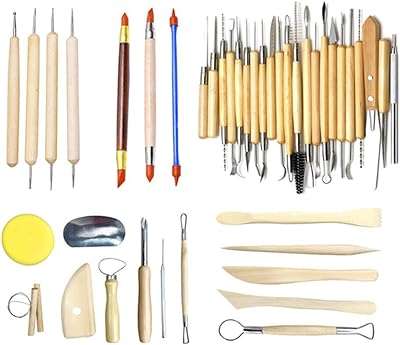 Ensemble d'outils de sculpture en argile de poterie 42 pièces outils de pointage. Découvrez DIAYTAR COTE D'IVOIRE, votre destination incontournable pour des achats discount en ligne. Notre magasin généraliste propose une vaste gamme de produits, allant des articles ménagers pratiques aux appareils électroménagers de pointe, en passant par les gadgets multimédias les plus récents et les vêtements tendance. Faites des économies substantielles tout en vous offrant des produits de la plus haute qualité !