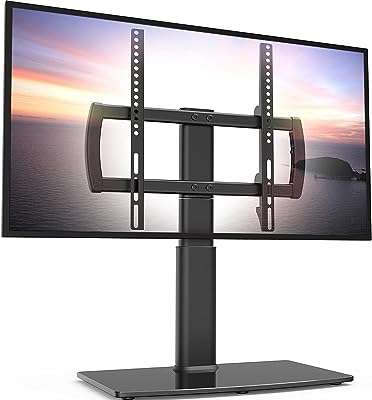 Meuble tv pivotant universel avec base en verre trempé de 27". Devenez le roi des gadgets sans vous ruiner sur DIAYTAR COTE D'IVOIRE . Avec notre collection de produits originaux et abordables, vous aurez toujours le cadeau parfait à portée de main. Parcourez notre boutique en ligne pour découvrir des gadgets étonnants qui feront plaisir à coup sûr.