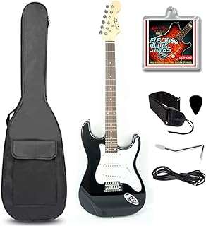 Guitare électrique mike music et accessoires avec étui pour guitare noir. Besoin de dépenser moins sans renoncer à la qualité ? DIAYTAR COTE D'IVOIRE  est là pour vous ! Explorez notre catalogue en ligne et découvrez une multitude de produits discount pour la maison, l'électroménager, l'informatique et la mode, qui répondront à tous vos besoins tout en respectant votre budget.