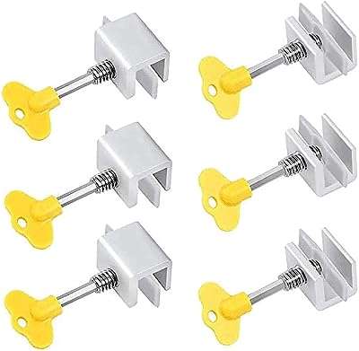 Invense 6 pièces serrures de fenêtre coulissantes réglables en alliage d'aluminium sécurité pour enfants. Vous cherchez des bonnes affaires en ligne ? Rendez-vous sur DIAYTAR COTE D'IVOIRE, votre destination idéale pour des produits discount dans tous les secteurs. Trouvez des offres incroyables sur des produits essentiels tels que l'électroménager, l'informatique et la mode. Économisez tout en faisant des achats intelligents chez nous.