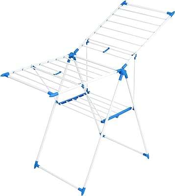 Support de séchage de vêtements homepro comfort support vertical pliable peu encombrant. DIAYTAR COTE D'IVOIRE  - La référence en ligne pour des achats malins ! Explorez notre catalogue varié incluant des produits discount pour la maison, l'électroménager, l'informatique et la mode. Optez pour la qualité à petit prix et ne manquez pas nos promotions exclusives.
