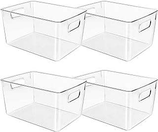 4 bacs de rangement pour réfrigérateur (grands) bacs transparents pour aliments avec poignées. Vous cherchez des offres discount sur une large gamme de produits ? DIAYTAR COTE D'IVOIRE  est la réponse à vos besoins. Parcourez notre boutique en ligne et découvrez des articles de qualité à des prix défiant toute concurrence, que ce soit pour équiper votre maison, vous plonger dans l'univers de la mode ou trouver des gadgets tendance. Faites confiance à DIAYTAR COTE D'IVOIRE  pour des achats malins et économiques.