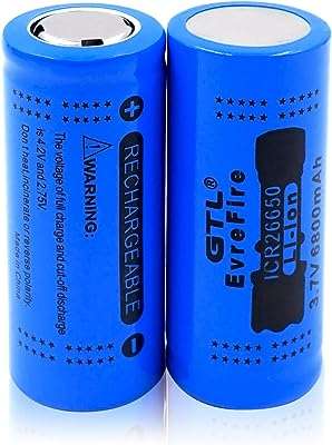 Batterie rechargeable au lithium 26650 37 v 6800 mah haute capacité pour feux de sentier. DIAYTAR COTE D'IVOIRE, le choix intelligent pour des acheteurs avisés. Parcourez notre vaste collection de produits à prix réduits, allant des articles ménagers aux gadgets futuristes, pour des achats malins en un clic.