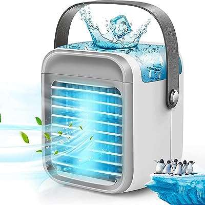 Climatiseur portable ventilateur de climatisation par évaporation rechargeable avec 3 vitesses et 7. DIAYTAR COTE D'IVOIRE  - La référence en ligne pour des achats malins ! Explorez notre catalogue varié incluant des produits discount pour la maison, l'électroménager, l'informatique et la mode. Optez pour la qualité à petit prix et ne manquez pas nos promotions exclusives.