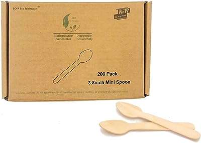 Mini cuillères jetables en bois de bouleau pour glace au yaourt. DIAYTAR COTE D'IVOIRE, la boutique en ligne polyvalente qui répond à tous vos besoins d'articles ménagers à bas prix. Des ustensiles de cuisine pratiques aux produits d'entretien essentiels, nous avons tout ce dont vous avez besoin pour faciliter votre quotidien sans dépenser une fortune. Ne manquez pas nos bonnes affaires !
