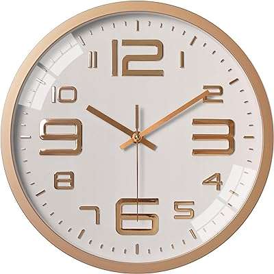 Horloge murale qiccijoo 12 pouces horloges murales rondes silencieuses et sans tic tac fonctionnant sur piles. DIAYTAR COTE D'IVOIRE, le paradis du shopping en ligne à prix discount ! Naviguez à travers notre large gamme de produits discount soigneusement sélectionnés pour votre maison, votre cuisine, votre dressing et bien plus encore. Faites de bonnes affaires et offrez-vous les dernières tendances à petits prix, tout en restant à l'affût des nouveautés.