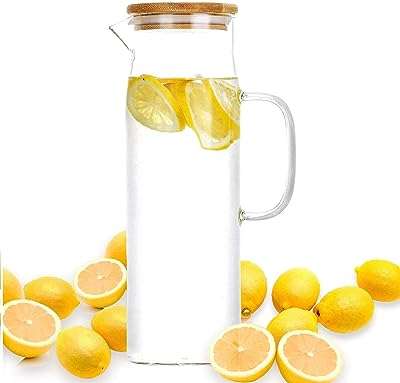 Carafe à eau en verre avec couvercles en bambou 1000 ml 1500 ml. DIAYTAR COTE D'IVOIRE, votre destination en ligne pour des produits discount de qualité. Découvrez notre large éventail de produits, allant de la maison à l'électroménager, de l'informatique à la mode et aux gadgets, et trouvez les meilleures offres du marché. Profitez d'une expérience d'achat simple et abordable avec DIAYTAR COTE D'IVOIRE  et économisez sur tous vos achats en ligne.
