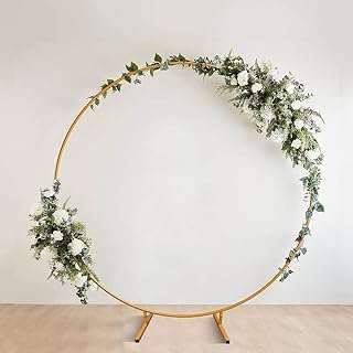 Support de toile de fond circulaire en métal pour décoration d'arc mural. Découvrez DIAYTAR COTE D'IVOIRE, votre boutique en ligne discount préférée pour des achats malins. Trouvez tout ce dont vous avez besoin, de la maison à l'électroménager, de l'informatique à la mode, et profitez de prix imbattables sur notre gamme de produits variée et de qualité.