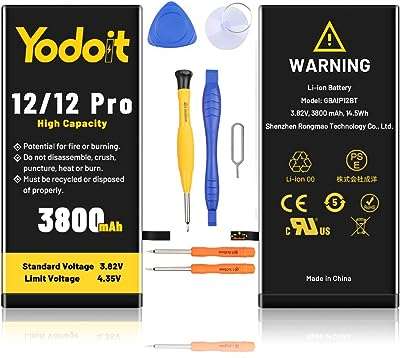 Batterie de remplacement youduet pour iphone 12 12 pro 3800mah haute capacité. Économisez intelligemment avec DIAYTAR COTE D'IVOIRE, la boutique en ligne qui vous propose une variété de produits discount à des prix défiant toute concurrence. Des indispensables pour la maison aux gadgets les plus tendances, en passant par les dernières nouveautés en mode et en informatique, vous trouverez tout ce dont vous avez besoin pour moins cher, sans compromis sur la qualité !