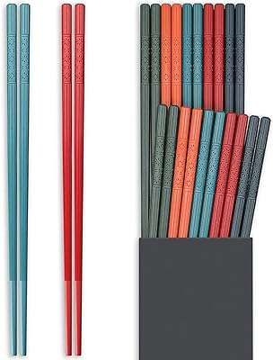 10 paires de baguettes réutilisables ensemble style japonais antidérapantes en fibre. DIAYTAR COTE D'IVOIRE, votre boutique en ligne préférée pour des offres discount exceptionnelles. Explorez notre assortiment varié comprenant des produits de qualité pour la maison, l'électroménager, l'informatique, la mode et les gadgets, le tout à des prix défiant toute concurrence. Faites confiance à notre expertise et profitez d'une expérience d'achat en ligne pratique et avantageuse.