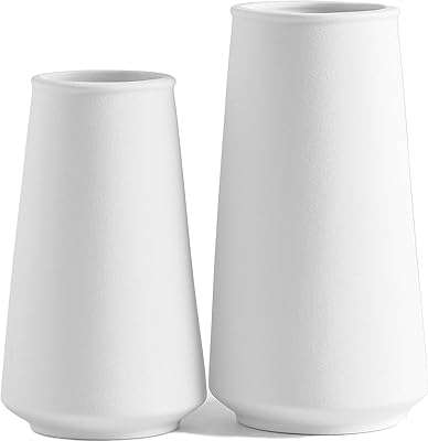 Vase à fleurs en céramique ensemble de 2 pièces grand et petit. En quête des dernières tendances en matière d'informatique à prix abordable ? DIAYTAR COTE D'IVOIRE  est là pour vous ! Explorez notre sélection d'ordinateurs portables, de tablettes et de périphériques informatiques pour trouver les produits les plus performants à des prix attractifs.