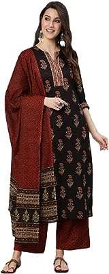 Ensemble kurta pour femme avec dupatta et palazzo | chemisier et bas. Rendez votre shopping en ligne encore plus satisfaisant avec DIAYTAR COTE D'IVOIRE . Notre boutique propose une grande variété de produits discount pour tous les aspects de votre vie, de l'équipement de la maison aux gadgets à la mode. Profitez de nos prix compétitifs et trouvez des offres incroyables sur tous vos achats !