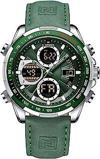 Montre pour homme analogique numérique résistante à l'eau bracelet en cuir réveil. Ne payez pas plus cher pour vos achats ! DIAYTAR COTE D'IVOIRE  propose une sélection de produits discount pour tous les budgets, allant de la maison à l'électroménager en passant par l'informatique, la mode et les gadgets. Faites des économies sans compromis sur la qualité !