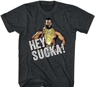 T shirt à manches courtes mr. t hey sucka unisexe adulte american classics (lot de 1). DIAYTAR COTE D'IVOIRE  vous offre une expérience d'achat en ligne unique en proposant une multitude de produits discount dans différents domaines. Faites-vous plaisir sans vous ruiner en choisissant parmi notre sélection de produits pour la maison, l'électroménager, l'informatique, la mode et bien plus encore.
