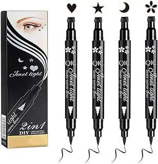 Ensemble de 4 tampons pour eye liner à double tête stylo liquide noir avec étoiles. DIAYTAR COTE D'IVOIRE  est l'adresse incontournable pour tous ceux qui cherchent des produits discount en ligne. Parcourez notre site et trouvez des offres imbattables sur une grande variété de produits, des articles pour la maison aux produits high-tech en passant par les dernières tendances mode et les gadgets les plus recherchés.