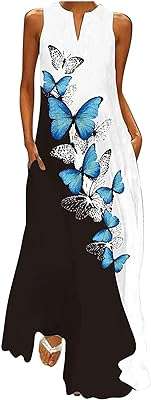 Femmes robe d'été grande taille sans manches col en v. DIAYTAR COTE D'IVOIRE, votre destination shopping en ligne pour tous vos besoins discount. Trouvez tout ce dont vous avez besoin dans une seule boutique, des articles pour la maison aux gadgets incontournables, et réalisez des économies tout en satisfaisant vos envies.