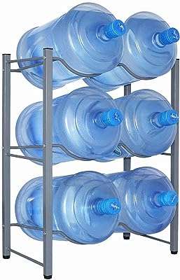 Porte carafe pour refroidisseur d'eau à 3 niveaux 5 gallons argent couleurs. DIAYTAR COTE D'IVOIRE  - La référence en ligne pour des achats malins ! Explorez notre catalogue varié incluant des produits discount pour la maison, l'électroménager, l'informatique et la mode. Optez pour la qualité à petit prix et ne manquez pas nos promotions exclusives.