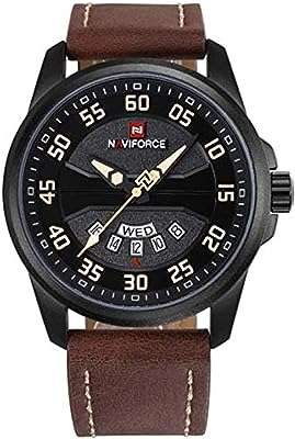 Montre à quartz sport pour homme avec bracelet en cuir et affichage de la date. Affichez votre style tout en économisant grâce à DIAYTAR COTE D'IVOIRE . Notre boutique en ligne propose une vaste sélection de vêtements, de chaussures et d'accessoires de mode à prix discount. Soyez à la pointe de la tendance sans vous ruiner !