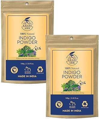 Poudre d'indigo khadi ark (paquet de 2) 100 gm chacun. DIAYTAR COTE D'IVOIRE  est votre guichet unique pour des produits discount de premier ordre. Parcourez notre catalogue en ligne et découvrez notre sélection soigneusement choisie d'articles pour la maison, l'électroménager, l'informatique et la mode, tous disponibles à des prix abordables. Vous ne trouverez pas de meilleurs deals ailleurs !