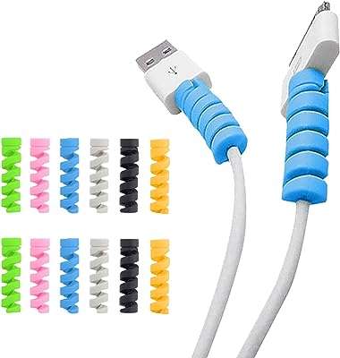 Tbl tech 12 pack 12 pack protecteurs de câble de charge en spirale organisateur fil cordon pour iphone. DIAYTAR COTE D'IVOIRE  - Votre destination en ligne pour des affaires incroyables. Rendez-vous sur notre site et découvrez un choix sensationnel de produits discount, qu'il s'agisse de l'électroménager indispensable, de l'informatique à la pointe ou des dernières tendances en matière de mode.