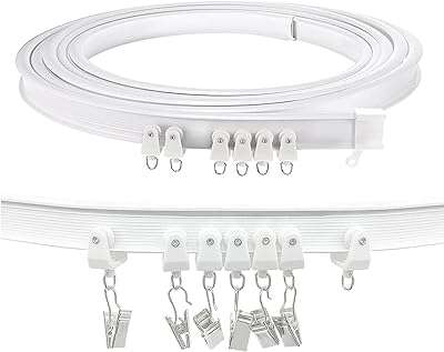Séparateur de pièce rail de rideau de plafond mural système de rail incurvé flexible et pliable avec clips. Profitez de rabais incroyables sur DIAYTAR COTE D'IVOIRE  et économisez sur tous vos achats! Que vous cherchiez des équipements high-tech, des produits de beauté, des articles pour animaux de compagnie ou même des meubles pour la maison, notre boutique en ligne généraliste vous propose les meilleurs prix du marché.