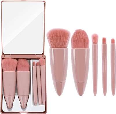 Ensemble de pinceaux de maquillage de voyage 5 pièces mini ensemble complets avec miroir pour pinceau. Vous cherchez des produits discount de qualité ? Ne cherchez plus, DIAYTAR COTE D'IVOIRE  est là pour vous ! Parcourez notre boutique en ligne et découvrez une variété d'articles pour la maison, l'électroménager, la mode, l'informatique et les gadgets à des prix défiant toute concurrence. Ne manquez pas nos offres spéciales et économisez sur tous vos achats !